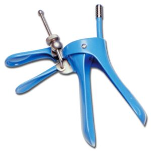 Speculum Cusco Inox Medio con Isolamento HF e Connettore Aspirazione - 4 pz
