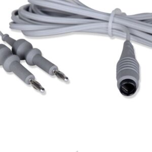 Cavo Bipolare EU per Elettrobisturi MB 240-380 Silicone 3m Autoclavabile - 2 pz - 1