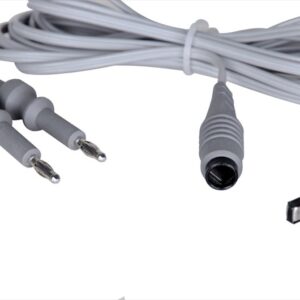 Cavo Bipolare EU per Elettrobisturi MB 240-380 Silicone 3m Autoclavabile - 2 pz - 3