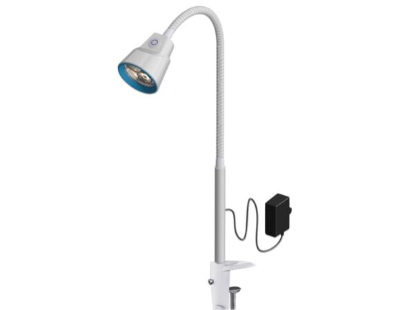 Lampada LED Alfa-Flex da Tavolo con Morsetto Tre Luci a LED
