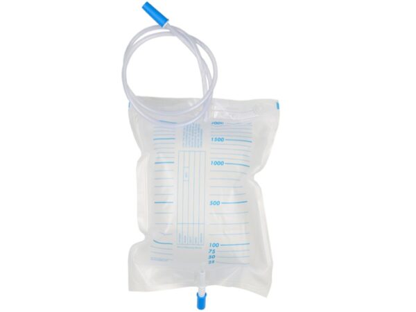 Sacca Urine 2000 cc con Valvola Antireflusso e Tubo 90 cm - 300 pezzi