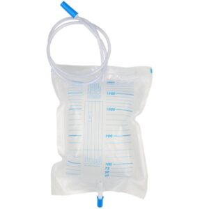 Sacca Urine 2000 cc con Tubo 130 cm e Valvola Antireflusso - 400 pezzi - 1