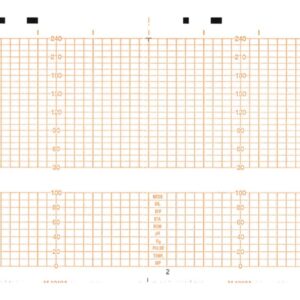 Carta a Z per Monitor Fetale 151x100 mm per Codice 29551, 150 Fogli - 50 pezzi
