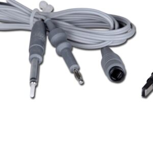 Cavo Bipolare EU 2 Pin per MB122-132-160-200-202 3 m Autoclavabile - 2 pezzi - 3