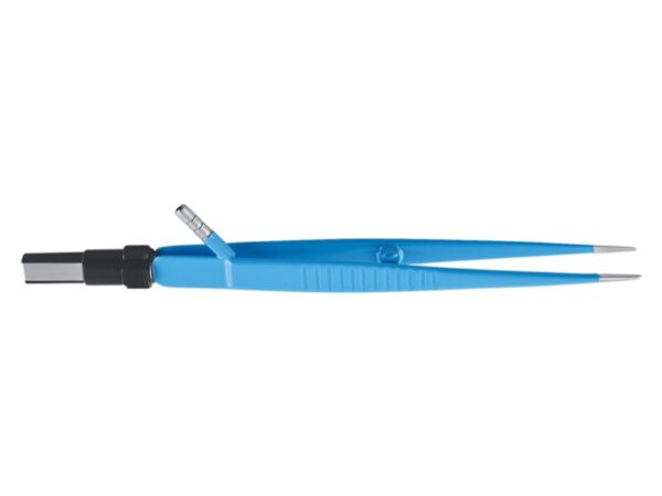 Pinza Bipolare Retta con Irrigazione e Copertura Isolante 18 cm - 2 pezzi