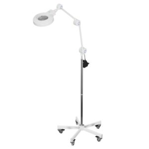 Lampada con Lente Gimanord Plus LED Bianca Regolabile su Carrello diam. 120 mm - 1