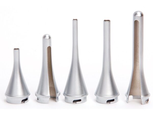 Kit 3 Specula Metallici Riutilizzabili diametro 4/5/6mm + 2 Speculum Aperti diam