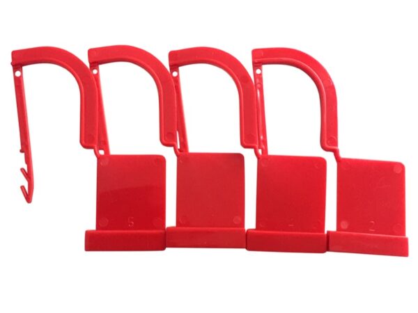 Sigillo di Sicurezza in Plastica per Container Sterilizzazione 2,7 cm Pin Lungo