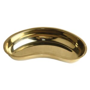 Bacinella Reniforme in Acciaio Inox AISI 202 Dorata 8" 200 mm - 15 pezzi
