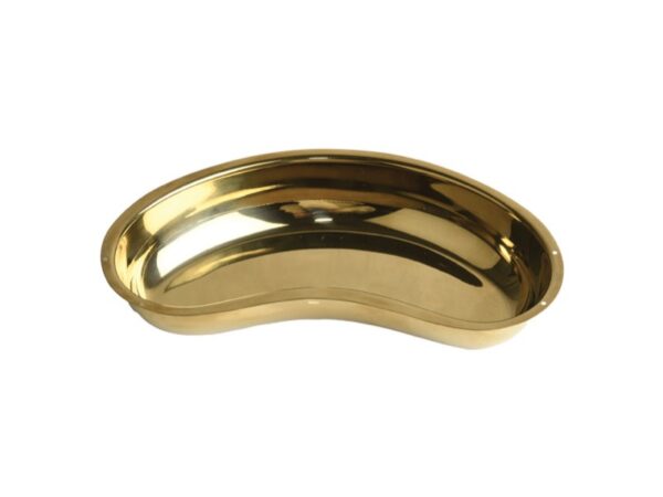 Bacinella Reniforme in Acciaio Inox AISI 202 Dorata 8" 200 mm - 15 pezzi