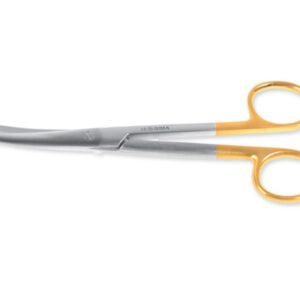 Forbici Mayo Stille in Carburo di Tungsteno Curve Smusse 17 cm Linea Gold - 4 pz