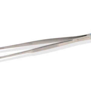 Pinza Medicazione Anatomica Sterile in Acciaio Inox Retta 13 cm - 100 pezzi - 1