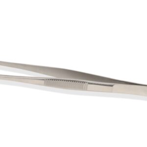 Pinza per Medicazione Chirurgica Sterile Retta 13 cm 1x2 Denti - 100 pezzi