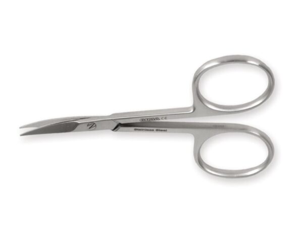 Forbici per Cuticole in Acciaio Inox Curve Acute 9,5 cm - 50 pezzi
