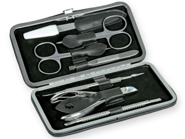 Kit Podologia in Acciaio Inox con Astuccio Rigido 7 Strumenti - 4 kit