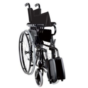 Carrozzina Value Basic a Doppio Incrocio Seduta 41 cm Tessuto Nylon Nero - 2 pz - 2