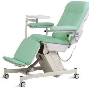 Poltrona Elettrica da Dialisi in Acciaio e PVC Ignifugo, Materasso 6 cm - 3