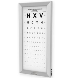 Ottotipo Ultrapiatto a LED Monoyer per Test Optometrici - 1