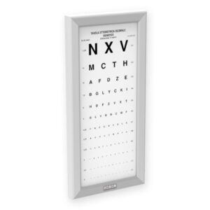 Ottotipo Ultrapiatto a LED Monoyer per Test Optometrici - 2