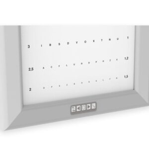 Ottotipo Ultrapiatto a LED Monoyer per Test Optometrici - 3