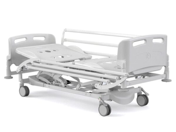 Letto Ospedaliero Elettrico ad Altezza Variabile, 3 Snodi, Sponde a Compasso