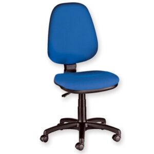 Sedia Cuneo da Ambulatorio con Ruote in Tessuto Blu Made in Italy