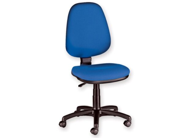 Sedia Cuneo da Ambulatorio con Ruote in Tessuto Blu Made in Italy