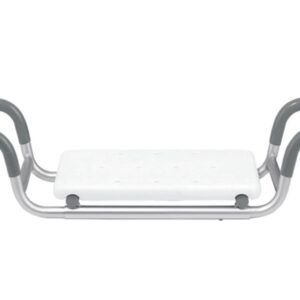 Sedia da Bagno Regolabile 73-78 cm Alluminio Seduta Plastica 41 x 23 cm - 4 pz
