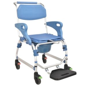 Sedia a Rotelle Comoda Smart in Lega di Alluminio Anodizzato - 1