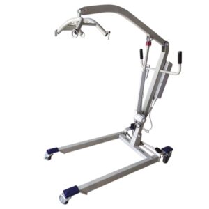 Sollevatore Elettrico Pieghevole Paziente Portata 150 kg in Acciaio - 1