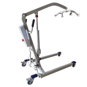 Sollevatore Elettrico Pieghevole Paziente Portata 150 kg in Acciaio - 2