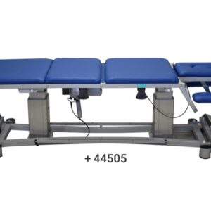 Lettino da Trattamento a 4 Sezioni ad Altezza Variabile in Tubolare Blu - 3