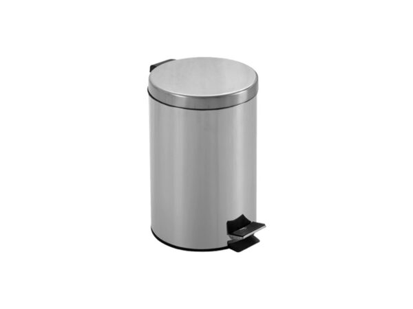 Cestino Rifiuti in Acciaio Inox AISI 410 con Pedale 20 litri - 5 pezzi