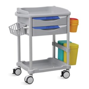 Carrello Trattamento Neo Plus in ABS Antibatterico, Acciaio e Alluminio - 1