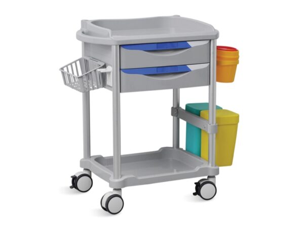 Carrello Trattamento Neo Plus in ABS Antibatterico con Struttura in Acciaio e Al