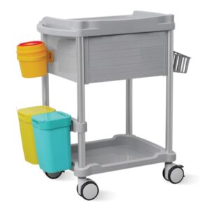 Carrello Trattamento Neo Plus in ABS Antibatterico, Acciaio e Alluminio - 3