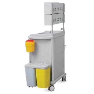 Carrello per Anestesia Neo Plus in ABS Antibatterico con 5 Cassetti - 2