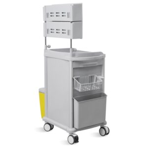 Carrello per Anestesia Neo Plus in ABS Antibatterico con 5 Cassetti - 3