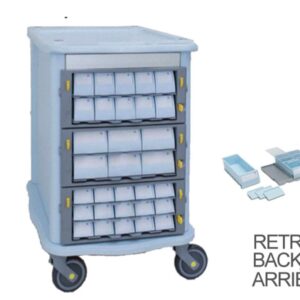 Carrello Double Face da Farmacia con 62 Cassetti Monodose - 2