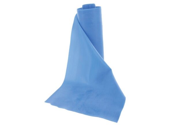 Banda Elastica Latex-Free per Fisioterapia 5,5 m x 14 cm x 0,35 mm - Blu - 10 pe