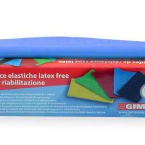 Banda Elastica Latex-Free per Fisioterapia 5,5 m x 14 cm x 0,35 mm - Blu - 10 pz - 2