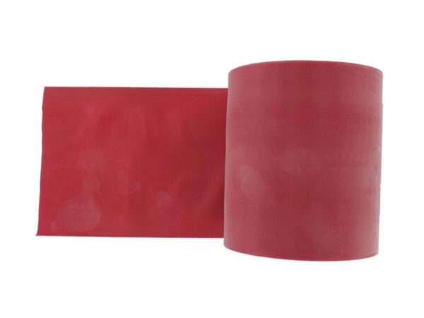 Banda Elastica di Resistenza Latex-Free 45 m x 14 cm x 0,30 mm Rossa per Fisiote