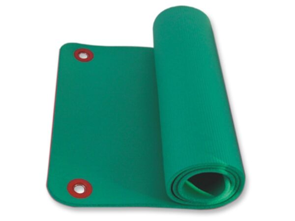 Materassino Fisioterapia con Fori in Schiuma 180x60x1,6 cm Verde - 3 pezzi