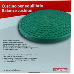 Cuscino Balance ad Aria per Fisioterapia con Superficie Liscia e a Bolle - 8 pez - 3