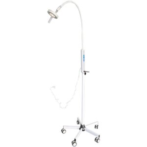 Lampada a LED Lumex con Manico su Carrello per Ambulatorio