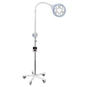 Lampada Primaled-Flex a Luce Fredda con 9 Lenti LED su Carrello con Batteria - 1
