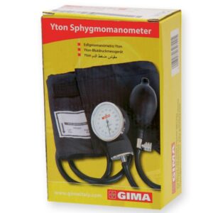 Sfigmomanometro Aneroide Yton con Bracciale Nero - 12 pezzi