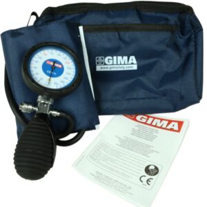 Sfigmomanometro Aneroide Roma Adulti 1 Tubo, Bracciale Blu - 8 pezzi - 1