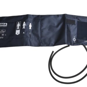 Bracciale per Sfigmomanometro Obesi con Polmone 2 Tubi Nylon Latex Free - 25 pz - 1
