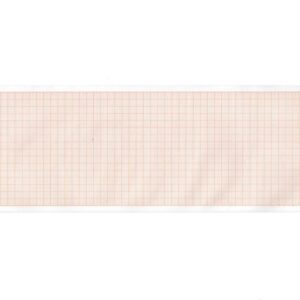 Carta Termica per ECG 90x28 mmxm Rotolo Griglia Arancio Phenol Free - 60 rotoli